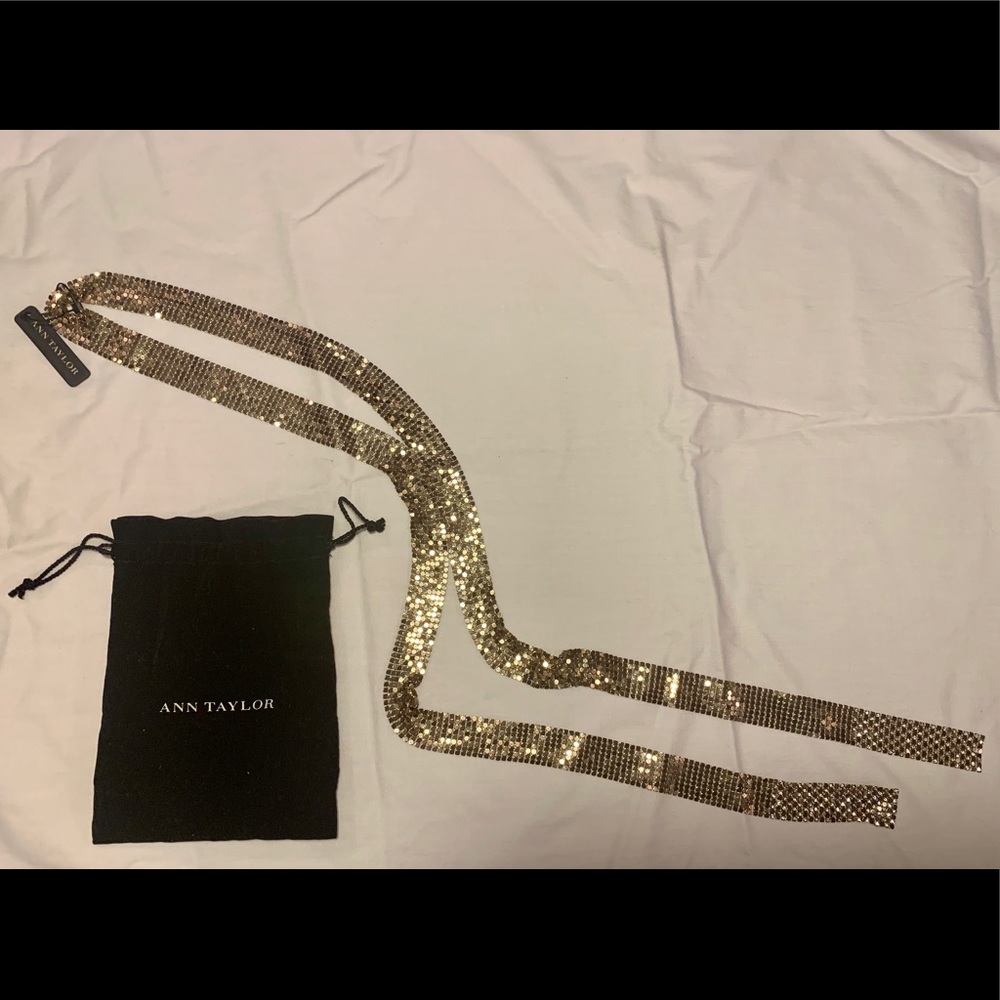Ann Taylor gold accessory (necklace/ belt/ scarf)
